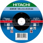 Диск отрезной Hitachi по металлу А 125х2,5х22,2 изогнутый