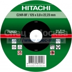 Диск отрезной Hitachi по камню С 115х3х22,2 изогнутый