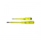 Отвертка индикаторная, желтая ручка, 140 мм, 100-250В
